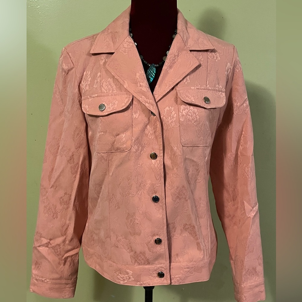 Evan-Picone, 10, coral jacket